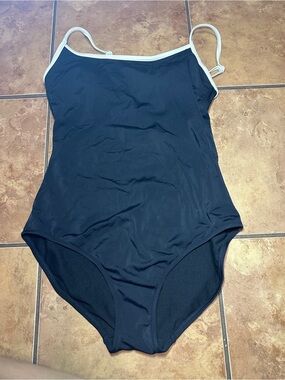 Boden Black and White One-Piece Swimsuit- 8